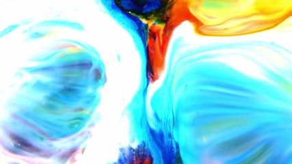 Slow Motion Macro Abstract Pattern Artistic Concept Surface Moving Surface Liquid Paint Splashing Art Design