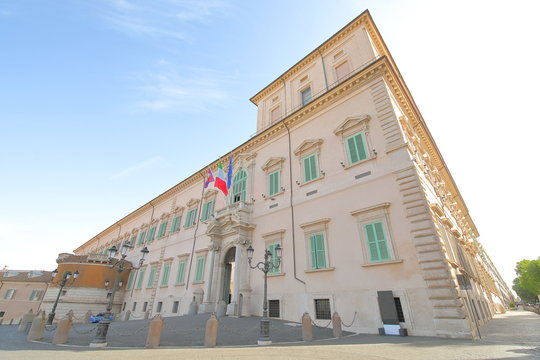 Quirinal Palace Historical Building Rome Italy