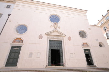 Fototapeta na wymiar Santa Maria Sopra Minerva church Rome Italy