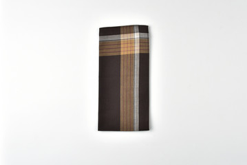 Handkerchief on white background