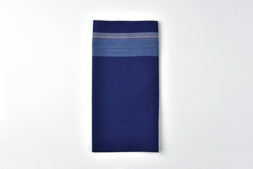 Handkerchief on white background