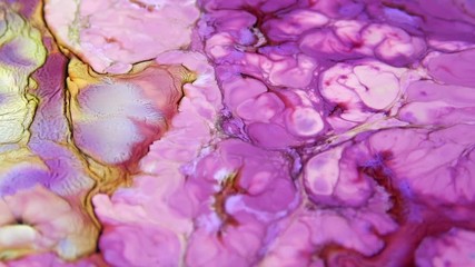 Slow Motion Macro Abstract Pattern Artistic Concept Surface Moving Surface Liquid Paint Splashing Art Design