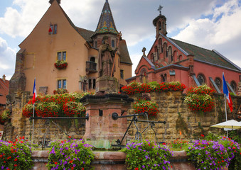 the old town of Eguisheim