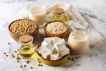 Natural organic soy products