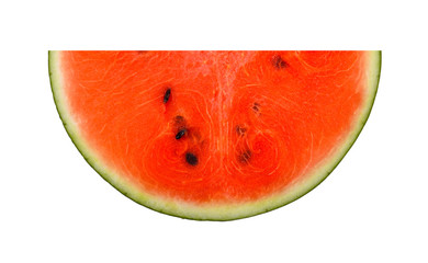 watermelon slice on white background
