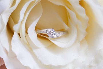 Wedding Ring or Engagement diamond Ring.