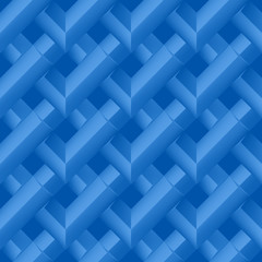 Geometric Modern Stylish Pattern. Seamless Blue Background. Abstract Texture. Fine Ornament with Blue Elements for Web, Wallpaper, Fabric, Wrapping, Paper