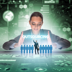 Concept of outsourcing in modern business