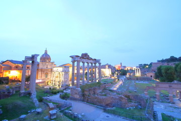 Foro Romano Roman Forum ruin cityscape Rome Italy