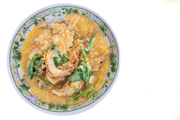 Serving of expensive Sang Har noodle or Big Prawn noodle