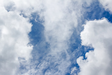 blue sky with cloud