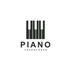 MUSIC LOGO TEMPLATE, DESIGN CONCEPT, VECTOR ILLUSTRATION