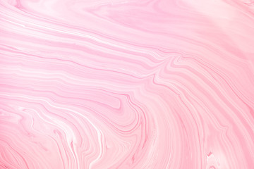 Pink Acrylic Pour Color Liquid marble abstract surfaces Design.