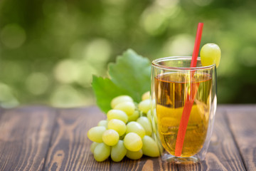 grape juice in glass