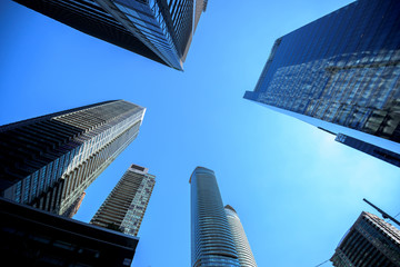 Obraz na płótnie Canvas Toronto city skyline, Ontario, Canada