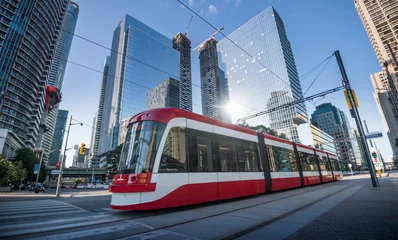 Foto op Plexiglas Tram in Toronto, Ontario, Canada © surangaw