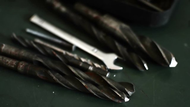 Set Of Drills and wrench  For Mechanic Work