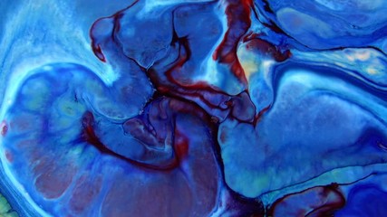 Slow Motion Macro Abstract Pattern Artistic Concept Surface Moving Surface Liquid Paint Splashing Art Design