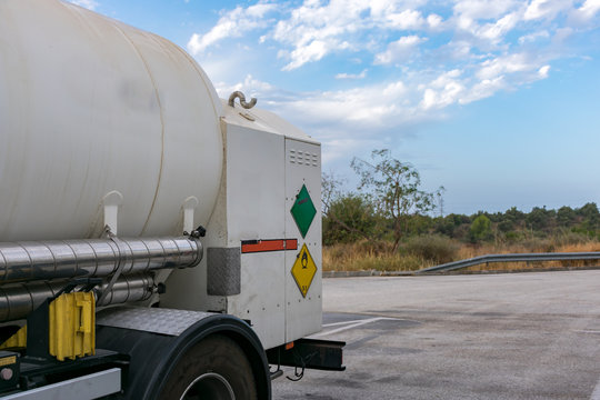 Camion cisterna de gases
