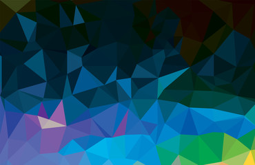 Fototapeta premium Abstract multicolor emerald green background. Vector polygonal design illustrator