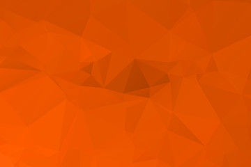 Abstract multicolor orange son background. Vector polygonal design illustrator