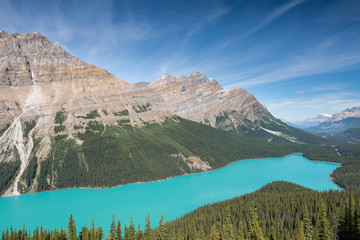 Beautiful Peyto Lake, Banff National Park, Alberta, Canada