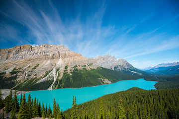 Beautiful landscape in Banff national park, Alberta, Canada