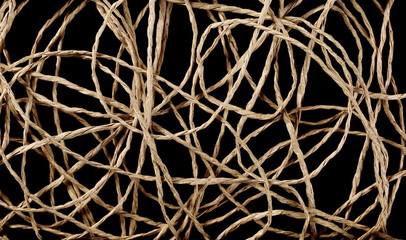 Rope brown background and texture