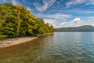 Towada Hachimantai National Park in early autumn