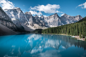 Beautiful Moraine lake in Banff national park, Alberta, Canada - 291253139