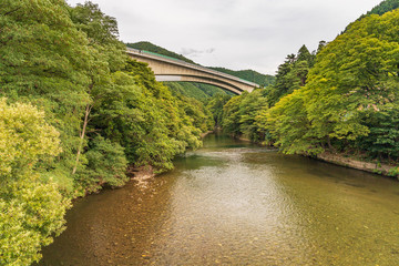 Towada Hachimantai National Park in early autumn