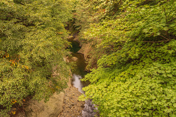Towada Hachimantai National Park in early autumn