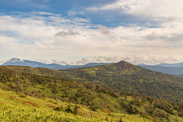 Towada Hachimantai National Park in early autumn