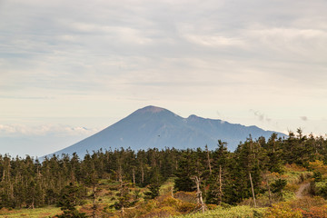 Towada Hachimantai National Park in early autumn