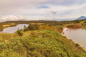 Towada Hachimantai National Park in early autumn