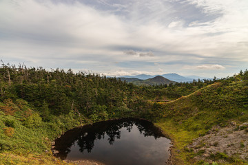 Towada Hachimantai National Park in early autumn