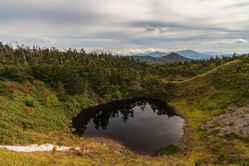 Towada Hachimantai National Park in early autumn