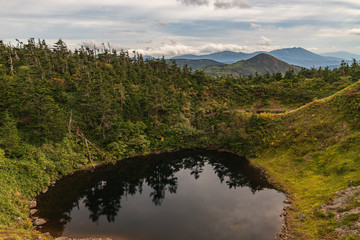 Towada Hachimantai National Park in early autumn