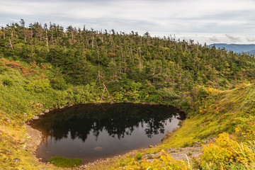 Towada Hachimantai National Park in early autumn