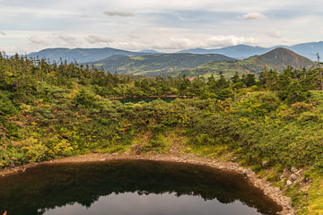 Towada Hachimantai National Park in early autumn
