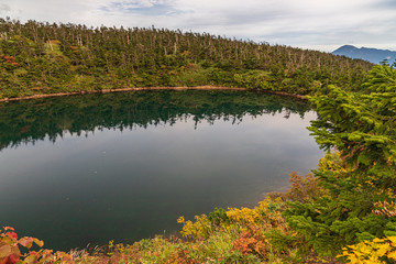 Towada Hachimantai National Park in early autumn
