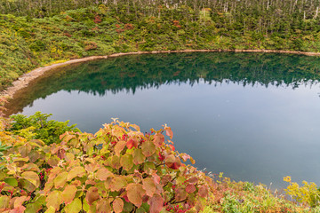Towada Hachimantai National Park in early autumn