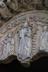 Virgin Mary, Cathedral Square, Santiago