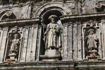 Fototapeta na wymiar Saint James, Cathedral of Santiago