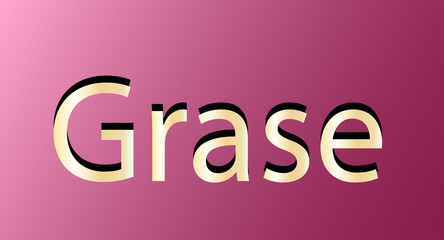 Gold shining name isolated. Happy birthday and Angel Day concept. Vector illustration