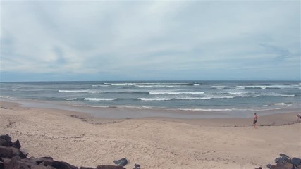 Lennox Head Seven Mile Beach Landscape Australia NSW. Seaside Holiday Destination