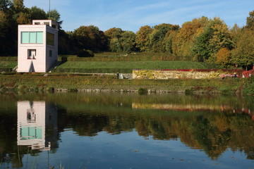 Globushaus und Barockgarten bei Schloss Gottorf