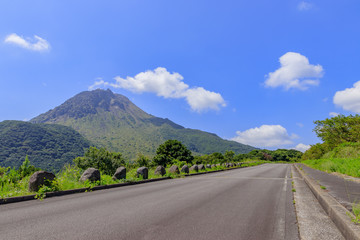 雲仙岳　島原まゆやまロード　長崎県島原市