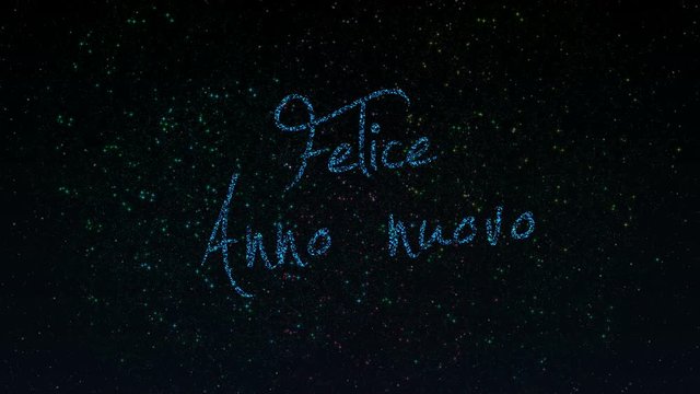 Felice anno nuovo.