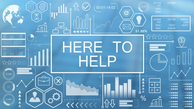 Here To Help, Animated Typography